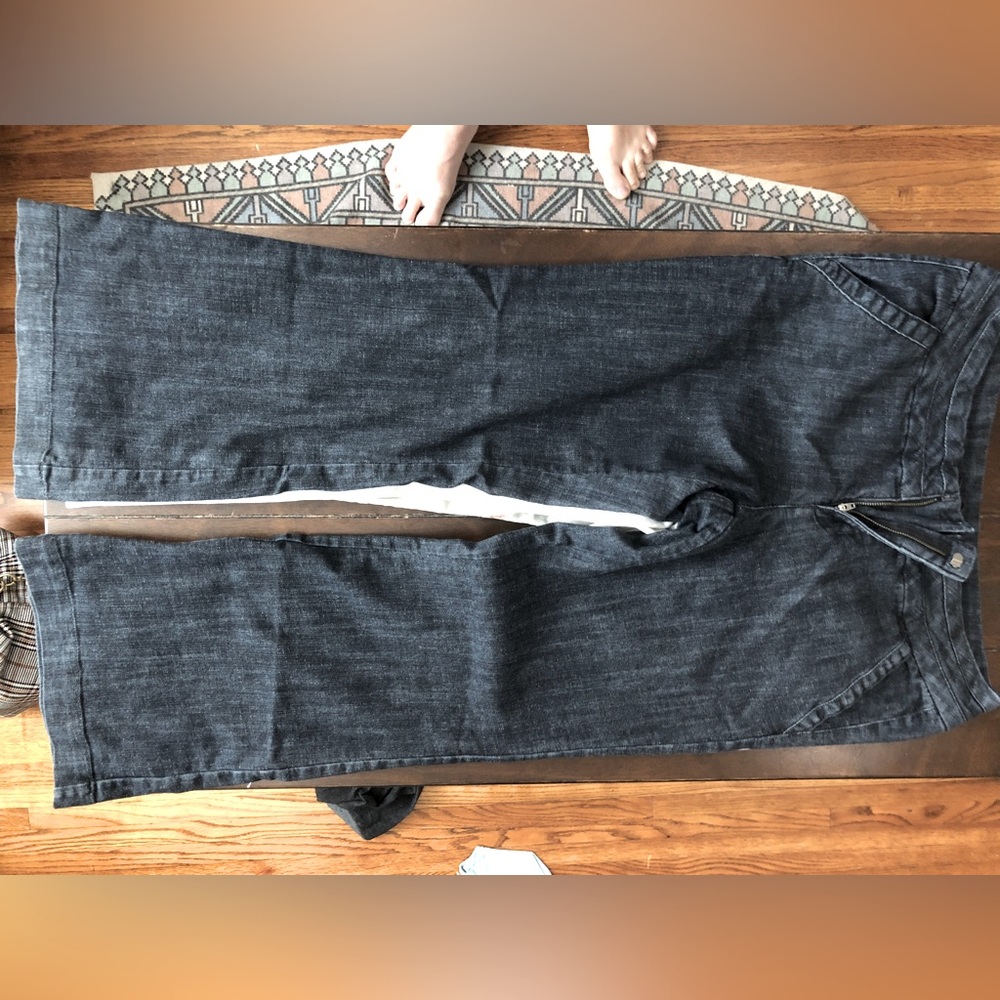 Size 15/16 regular denim wide leg jean